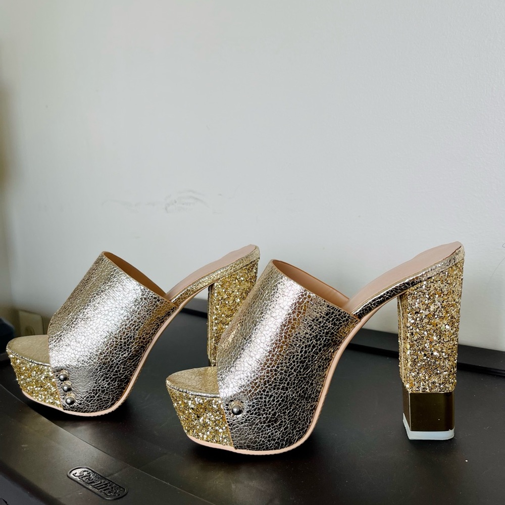 High heels platform sandals